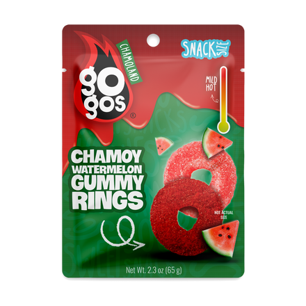 WATERMELON RINGS single snack pouch inside box