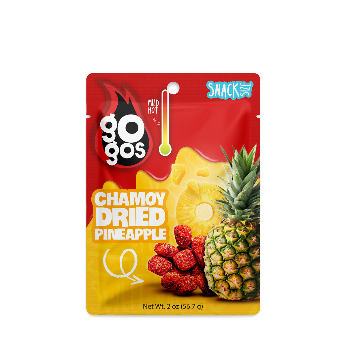 Chamoy Dried Pineapple Snack Size 2 oz.