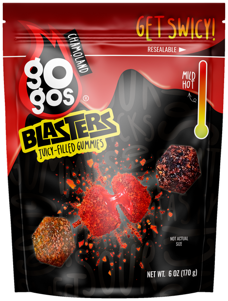 GOGOS Blasters Spicy Chamoy Filled Gummies — 6 oz