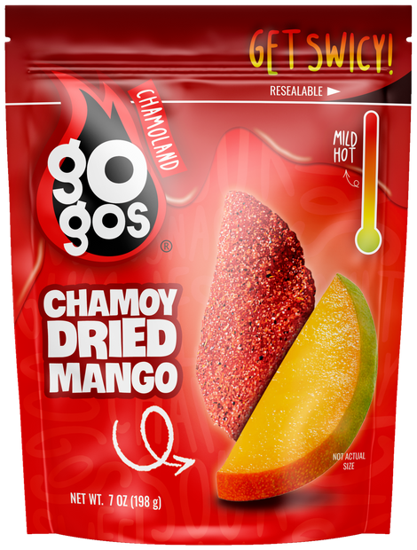 GOGOS Spicy Chamoy Dried Mango — 7 oz