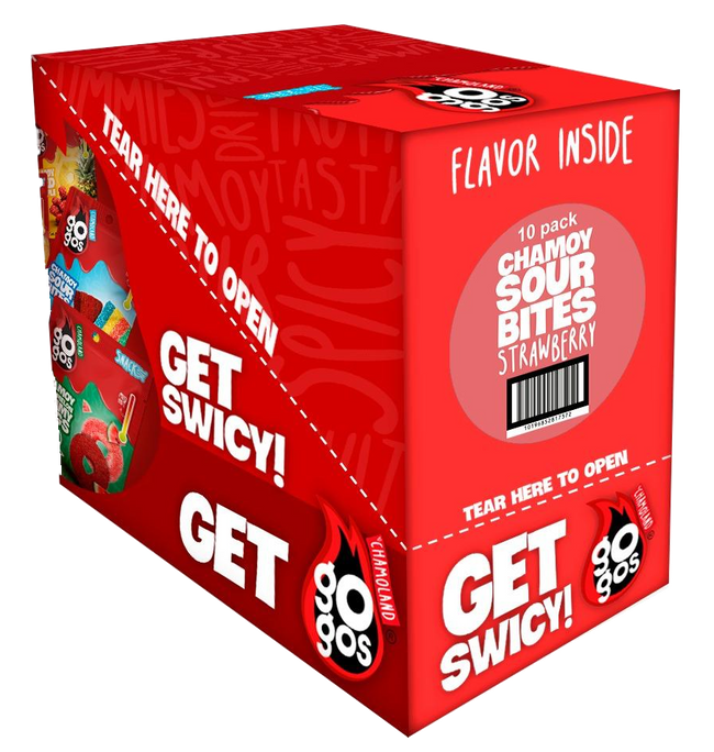 STRAWBERRY SOUR BITES box of ten