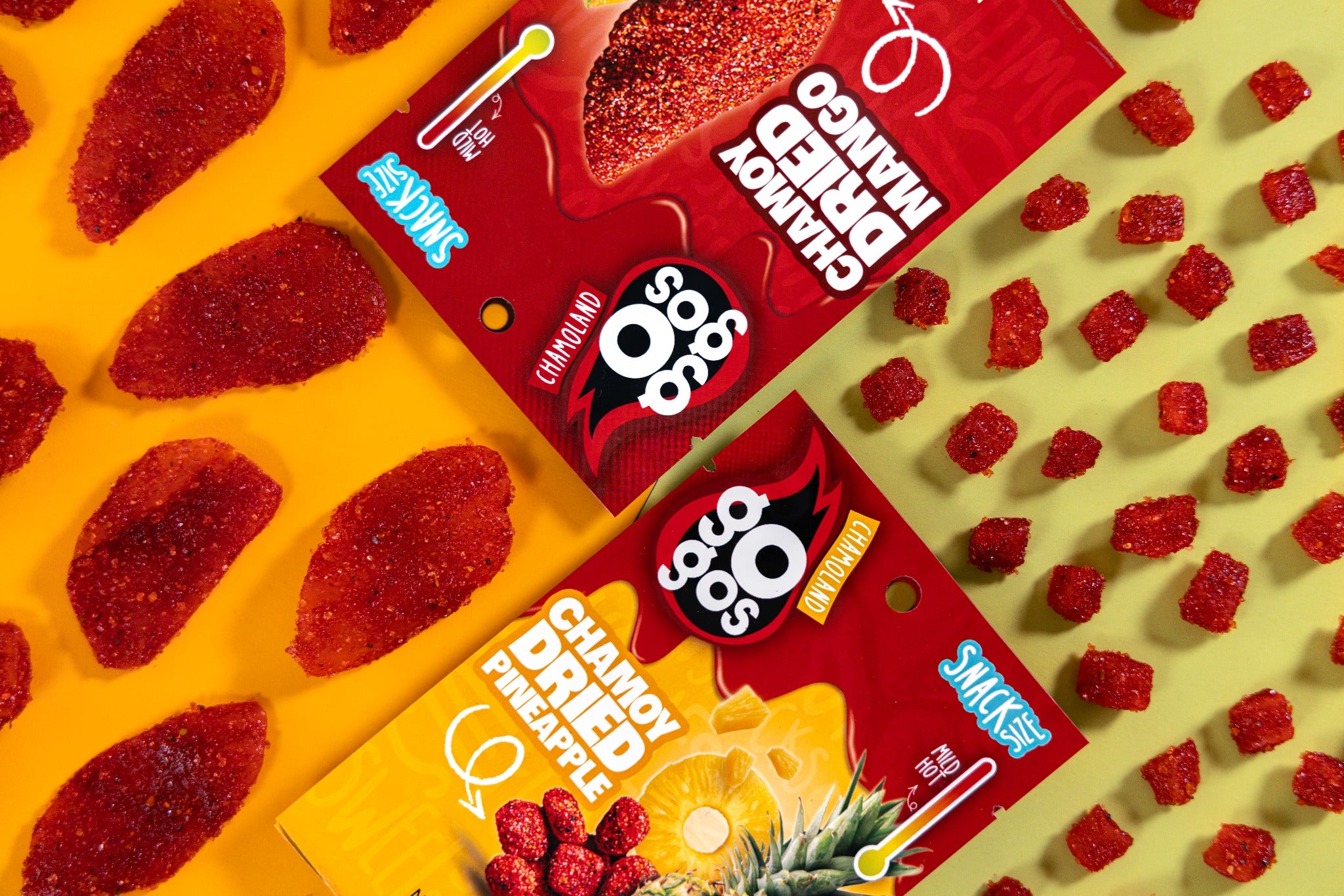 GOGOS chamoy candy with dried mango and pineapple
