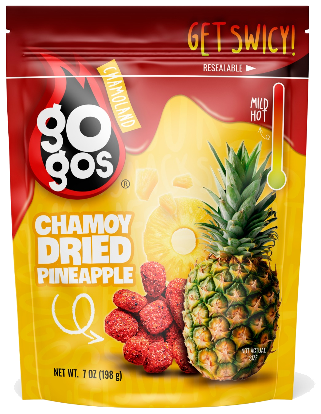 GOGOS dried pineapple 7 oz pouch